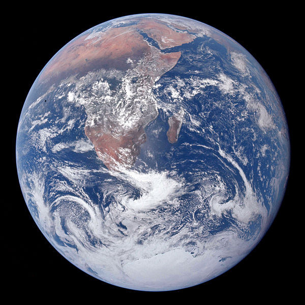 La terre vue de l'espace (Apollo 17)