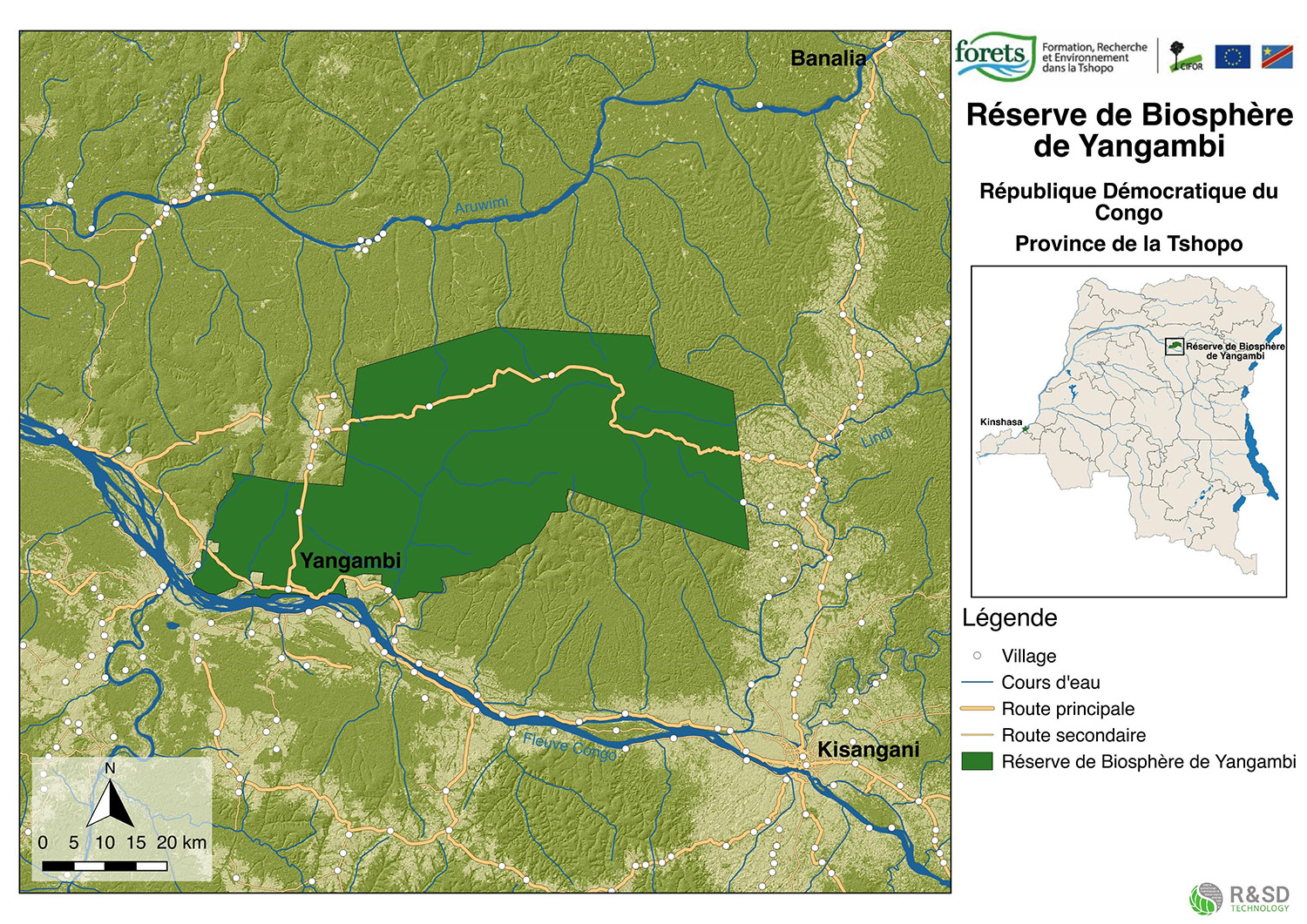 Réserve de biosphère de Yangambi - République démocratique du Congo