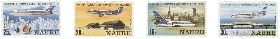 Nauru 1980 - Dixième anniversaire de Nauru Air