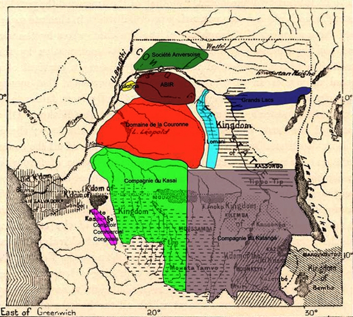 Partition du bassin du Congo par Léopold II