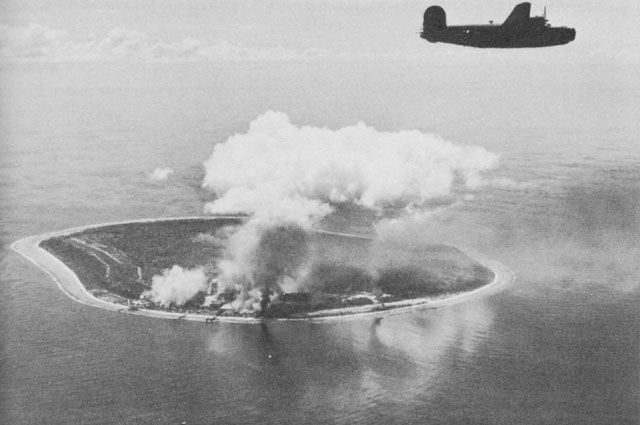 Bombardement de Nauru par l’aviation américaine