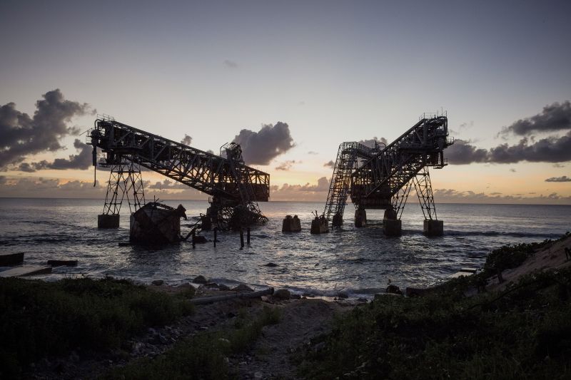 Nauru - Cantilevers abandonnés - Photo Vlad Sokhin