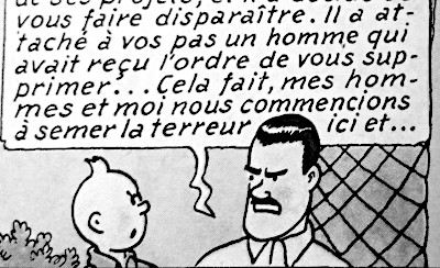 Tintin au Congo >  C'est Al Capone, le Balaffré ... (Hergé)