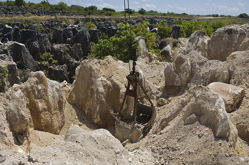Nauru - Exploitation secondaire des gisements de phosphate